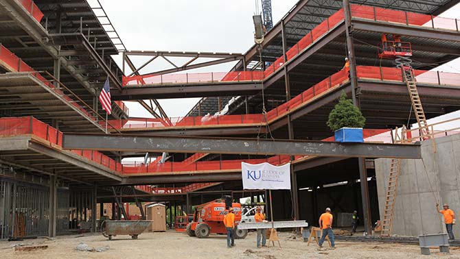 Topping off ceremony